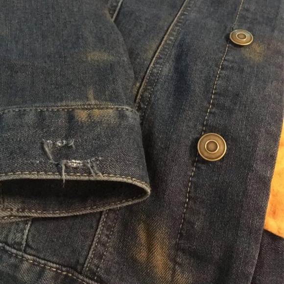 Custom pink dolphin denim jacket - Picture 5 of 6